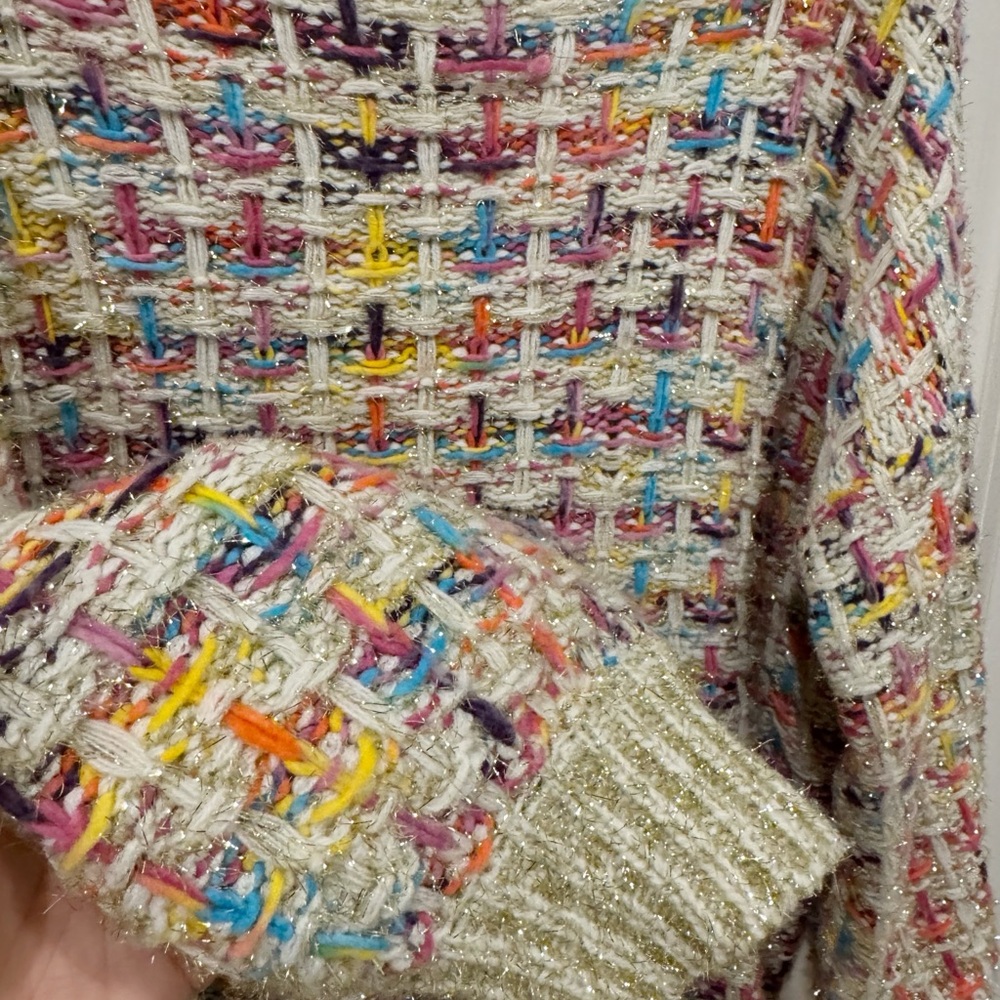 Stellah Multicolor Crew Neck Sweater - Picture 5 of 7